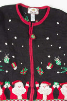 Black Ugly Christmas Cardigan 53612
