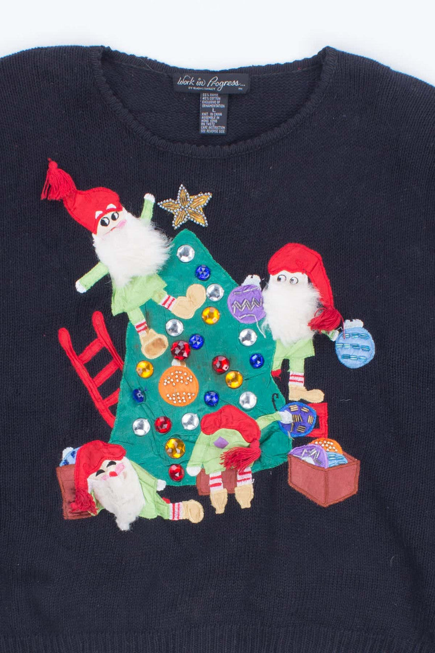 Black Ugly Christmas Pullover 53629