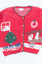 Red Ugly Christmas Cardigan 53639