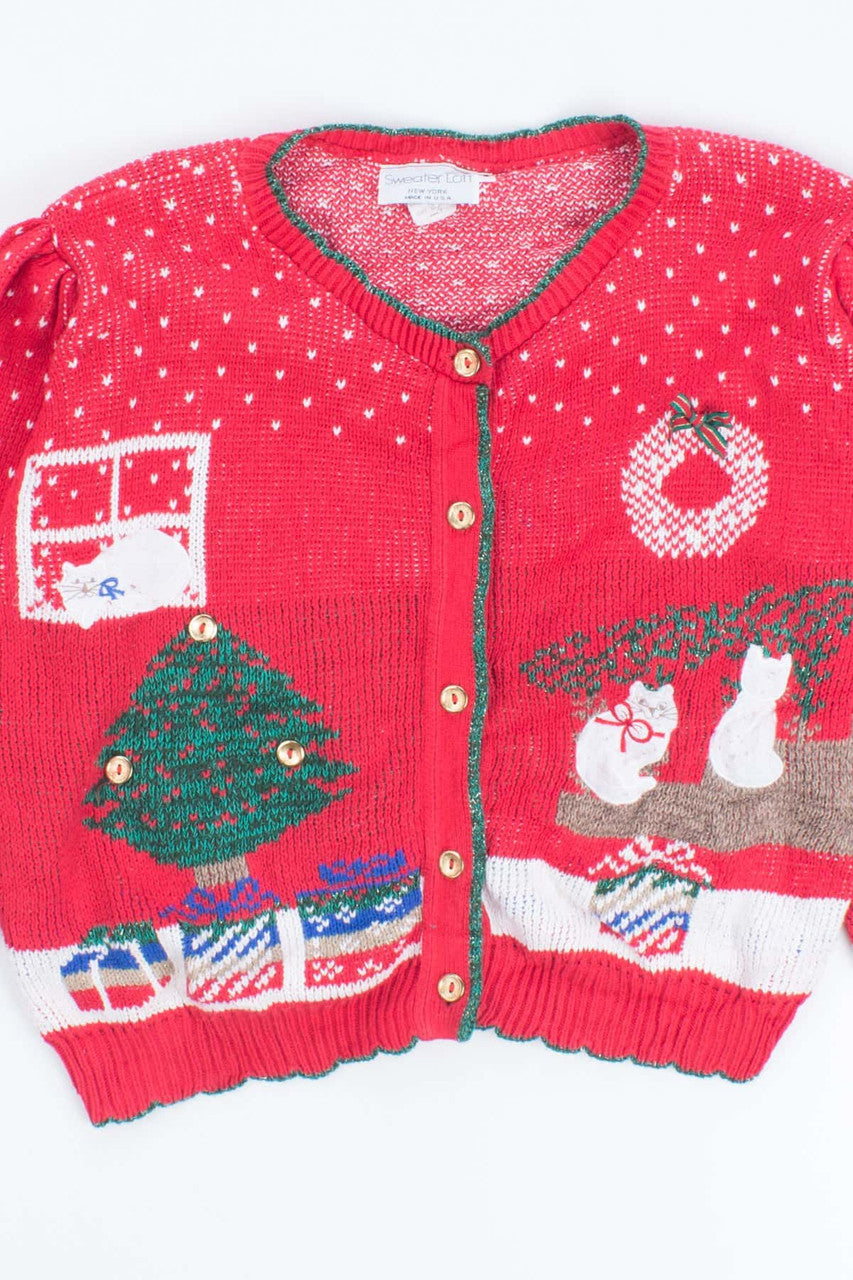 Red Ugly Christmas Cardigan 53639