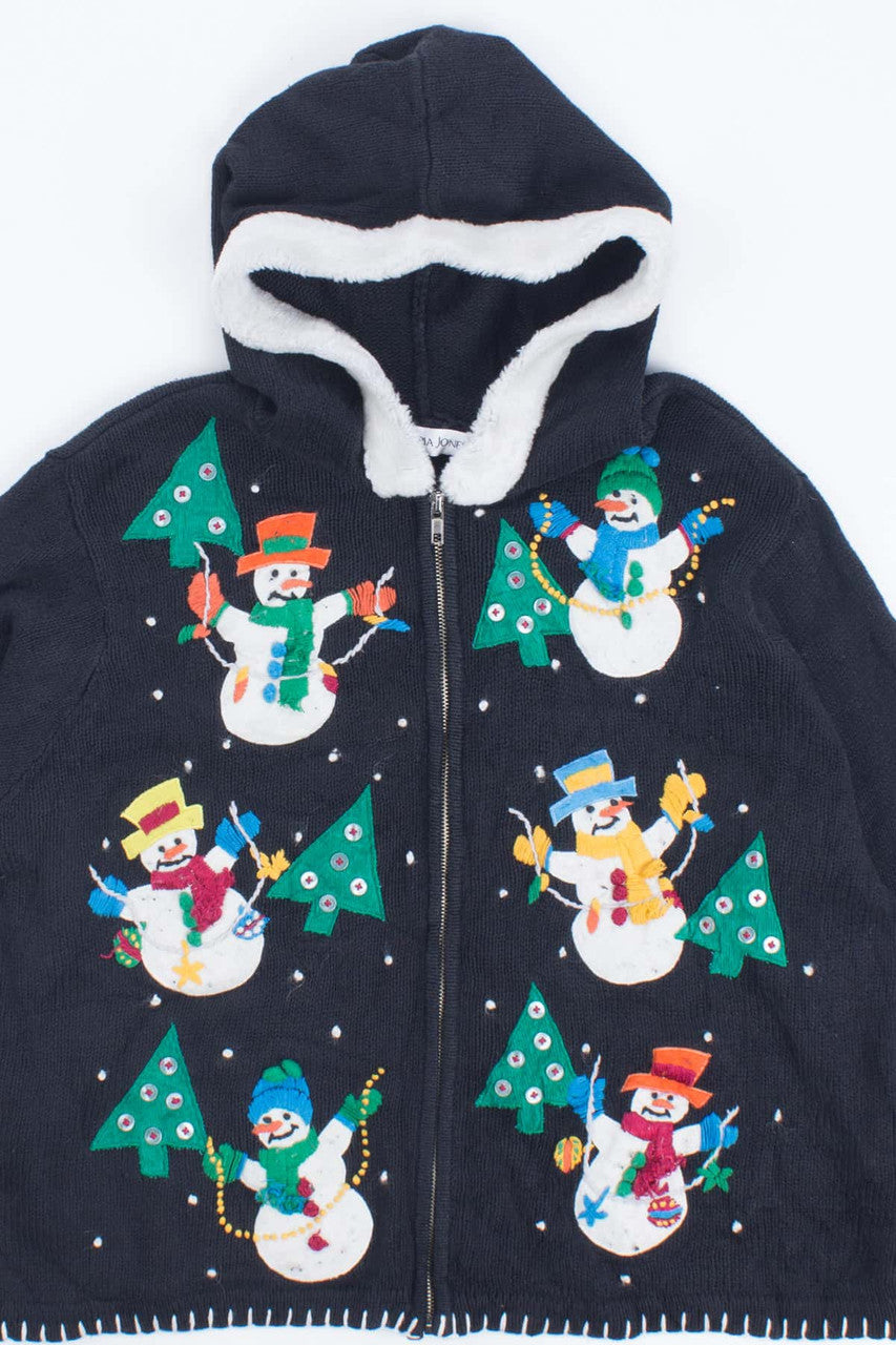 Black Ugly Christmas Cardigan 53653
