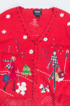Red Ugly Christmas Cardigan 53678