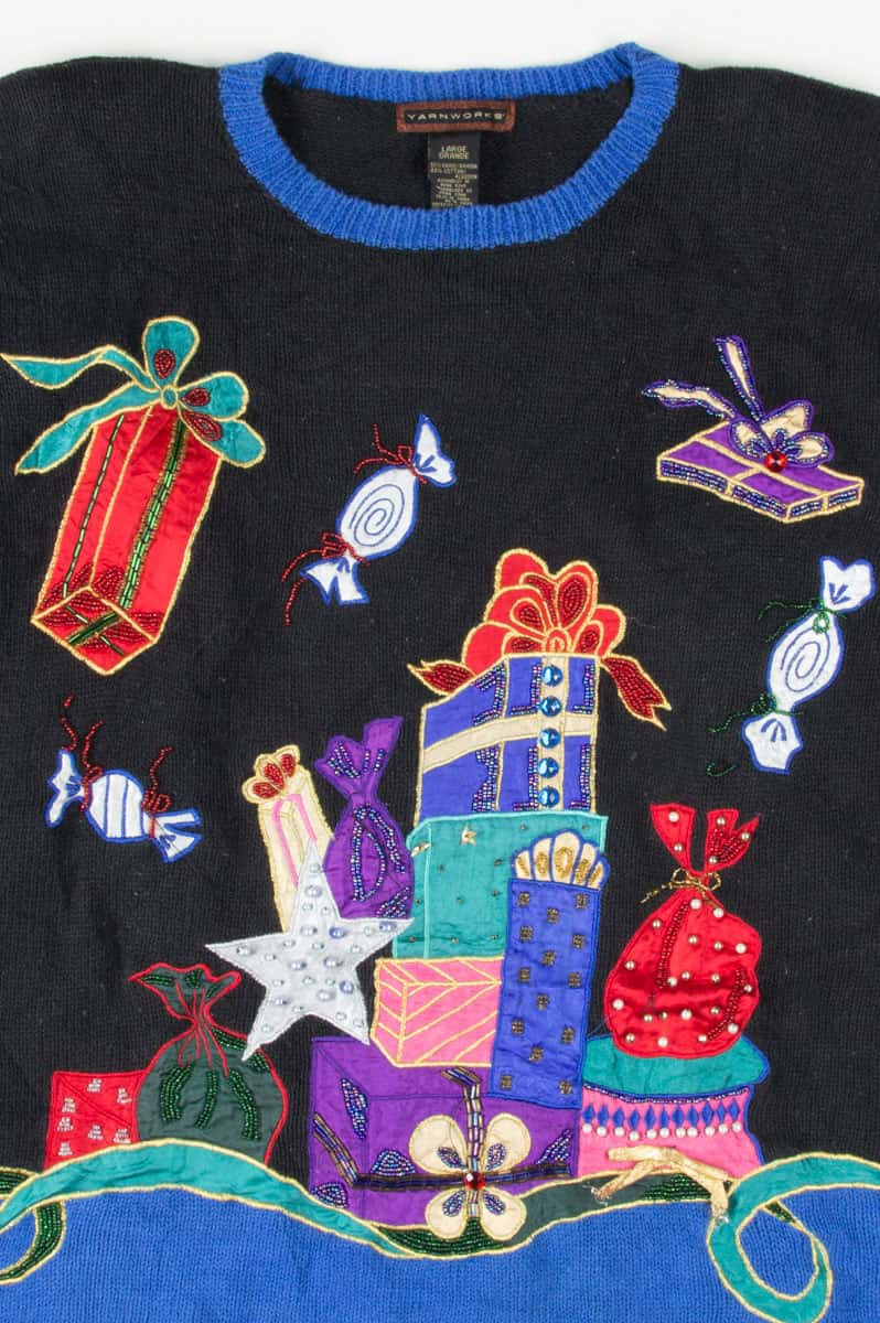 Black Ugly Christmas Pullover 53691