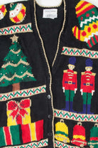 Black Ugly Christmas Cardigan 53703