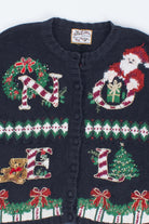 Black Ugly Christmas Cardigan 53727