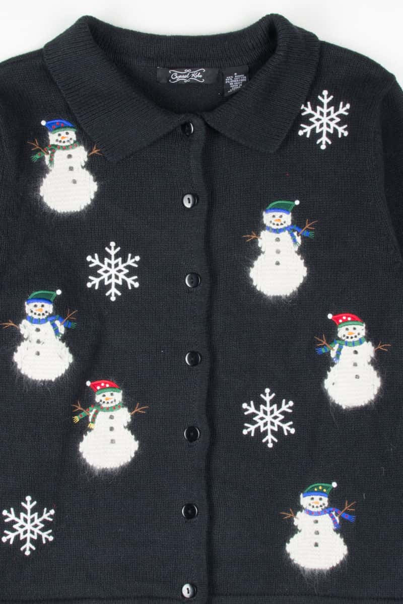 Black Ugly Christmas Cardigan 53753