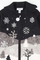 Black Ugly Christmas Cardigan 53766