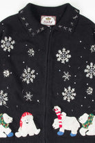Black Ugly Christmas Cardigan 53769