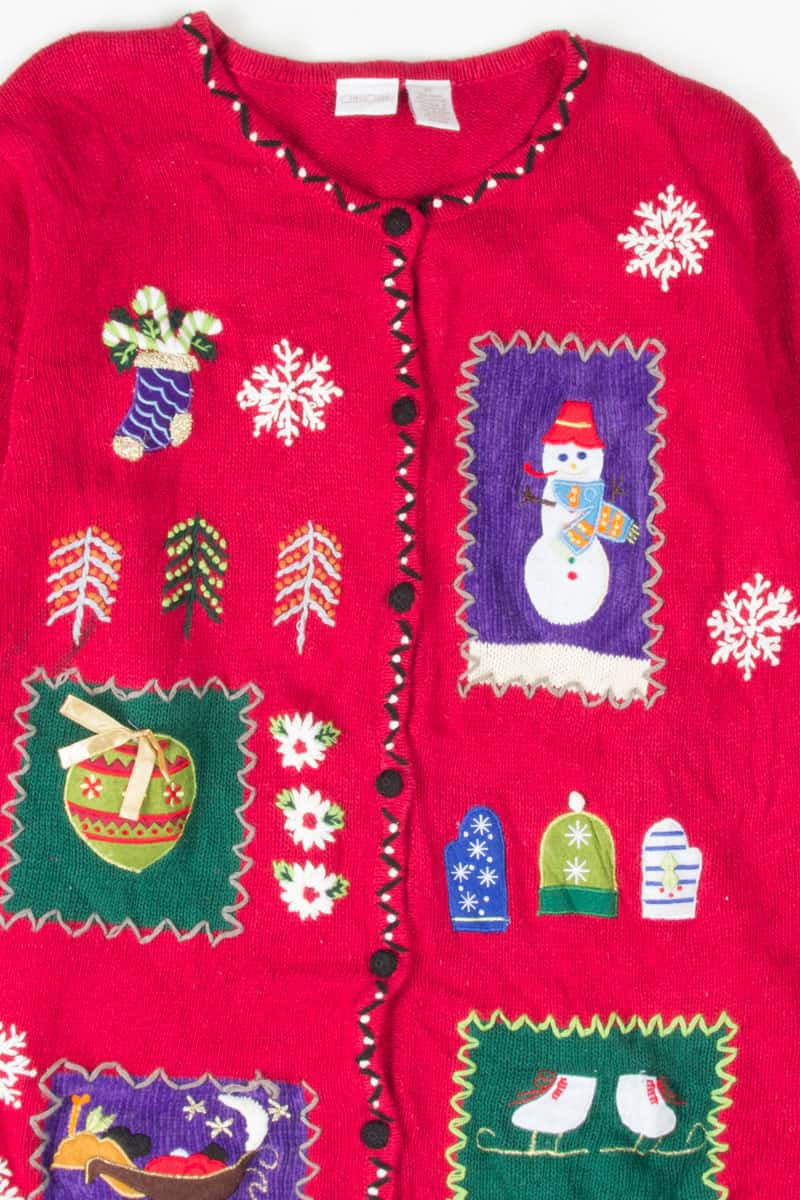 Red Ugly Christmas Cardigan 53787