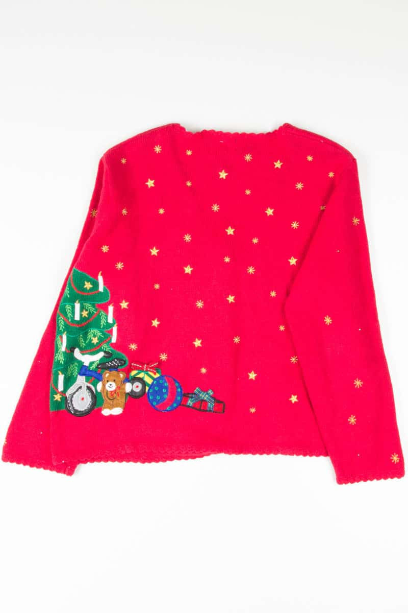 Black Ugly Christmas Cardigan 53794