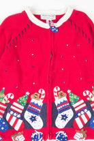 Red Ugly Christmas Cardigan 53835