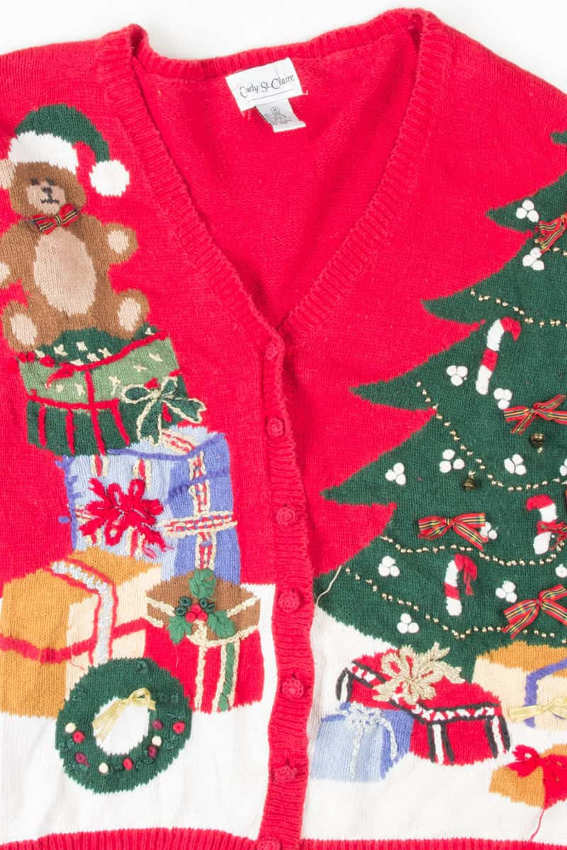Red Ugly Christmas Cardigan 53838