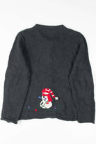 Black Ugly Christmas Cardigan 53841