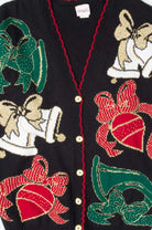 Black Ugly Christmas Cardigan 53844