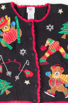 Black Ugly Christmas Cardigan 53847