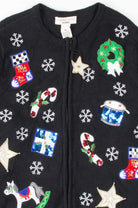 Black Ugly Christmas Cardigan 53849