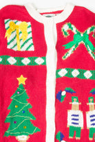 Red Ugly Christmas Cardigan 53885