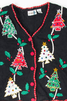 Black Ugly Christmas Cardigan 53946