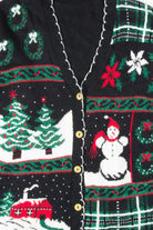 Black Ugly Christmas Cardigan 53947