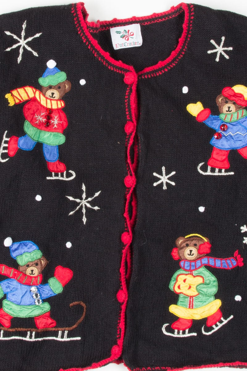 Black Ugly Christmas Cardigan 53949