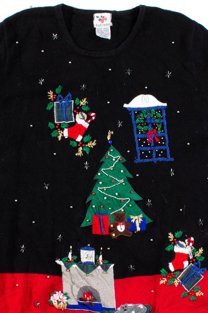 Black Ugly Christmas Pullover 54018