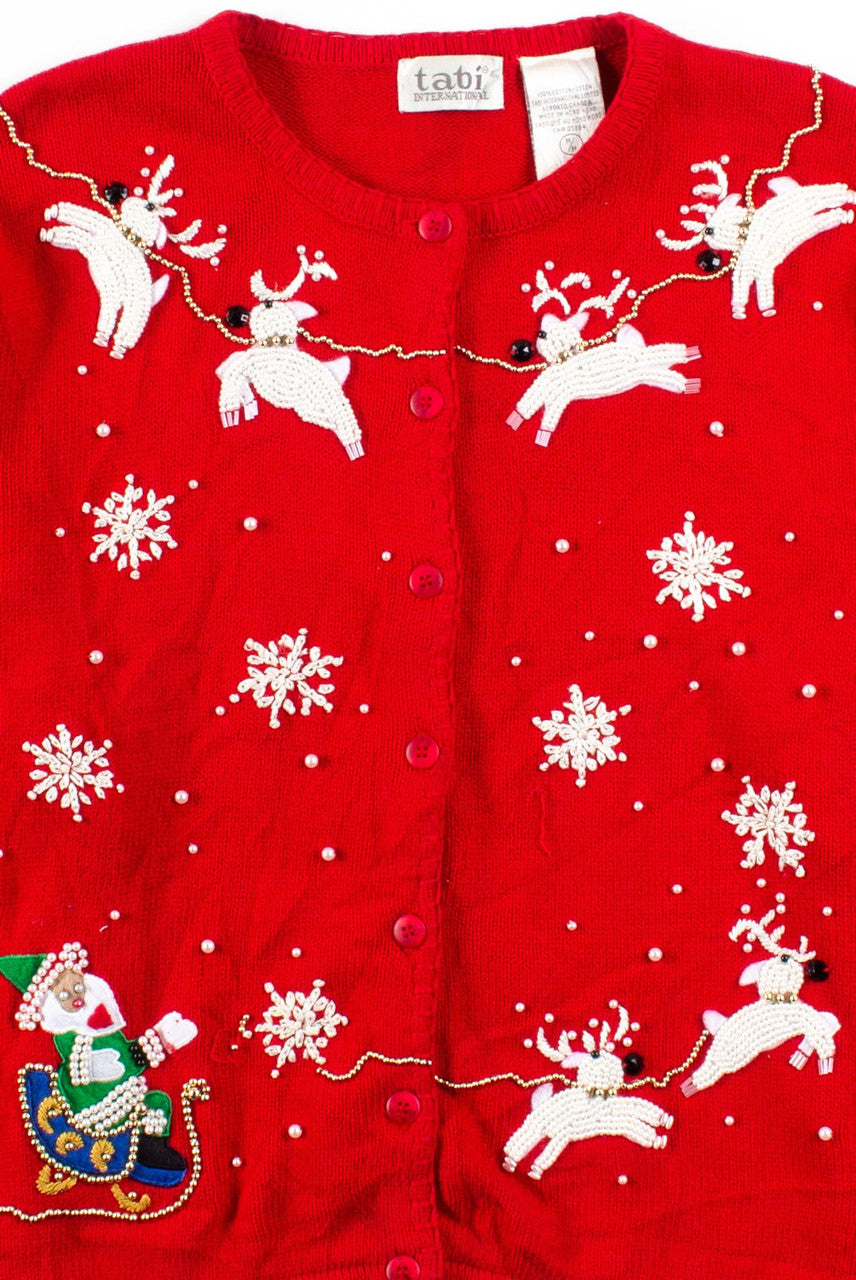 Red Ugly Christmas Cardigan 54030