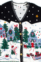 Blue Ugly Christmas Cardigan 54039
