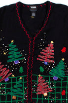 Black Ugly Christmas Cardigan 54043