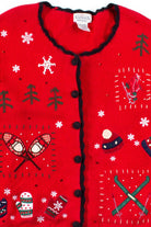 Red Ugly Christmas Cardigan 54048
