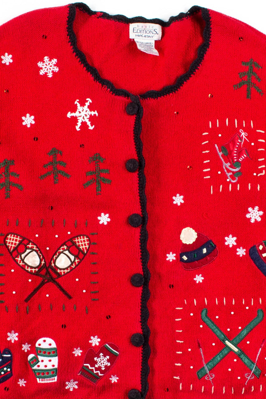 Red Ugly Christmas Cardigan 54048
