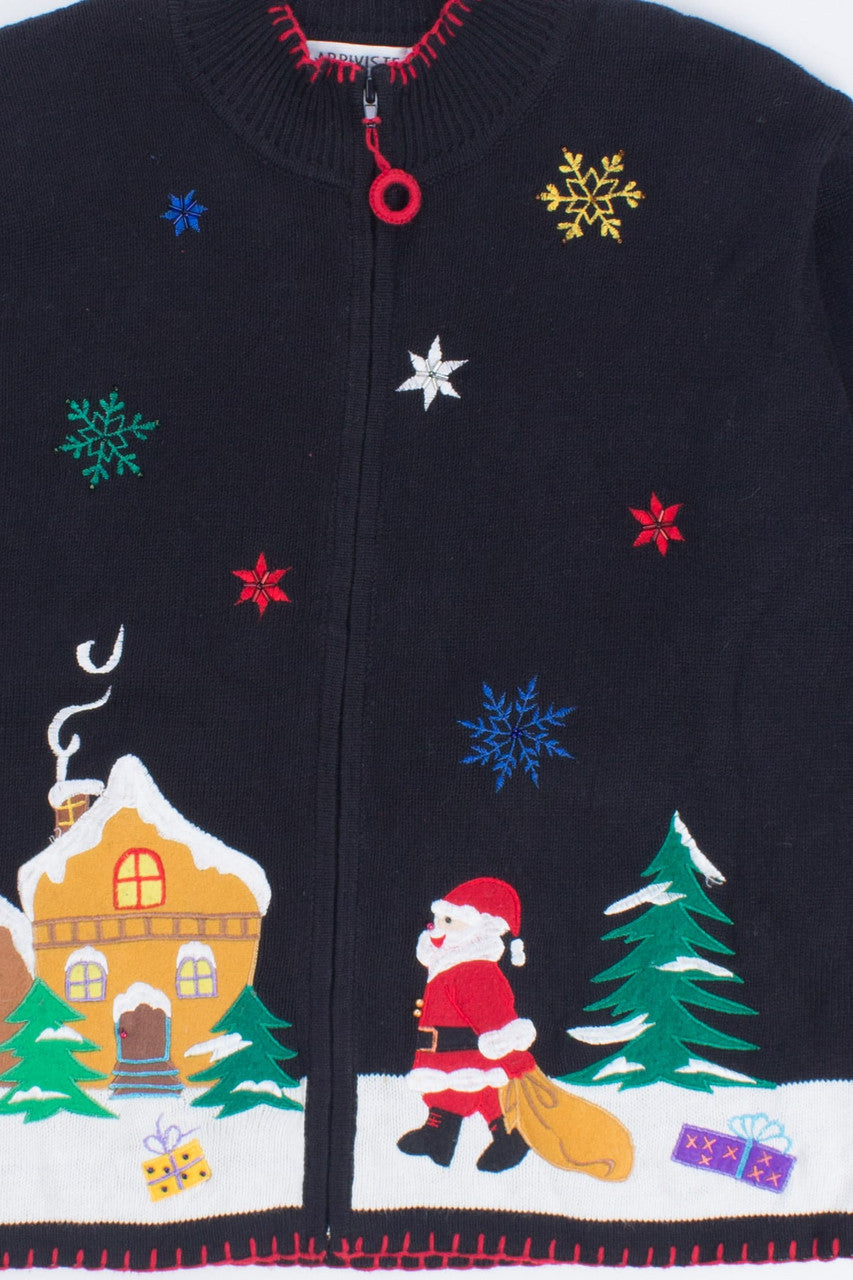 Black Ugly Christmas Cardigan 54049