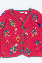 Red Ugly Christmas Cardigan 54050