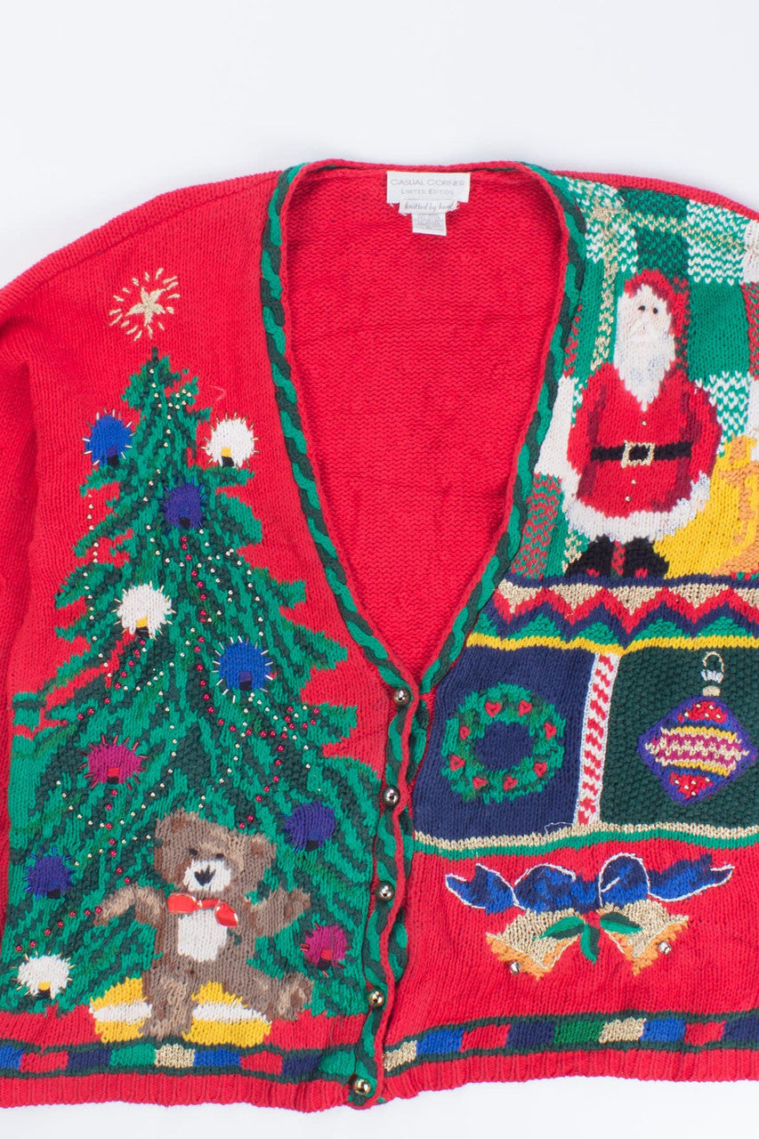 Red Ugly Christmas Cardigan 54072