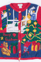 Red Ugly Christmas Cardigan 54073