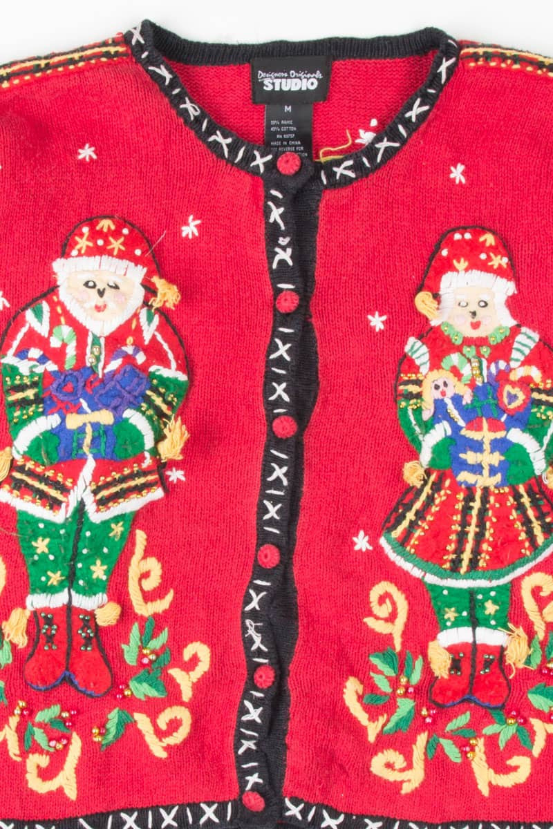 Red Ugly Christmas Cardigan 54076