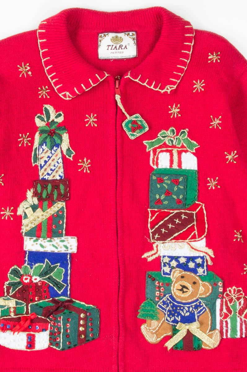 Red Ugly Christmas Cardigan 54084