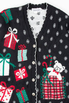 Black Ugly Christmas Cardigan 54092