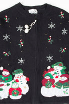 Black Ugly Christmas Cardigan 54094