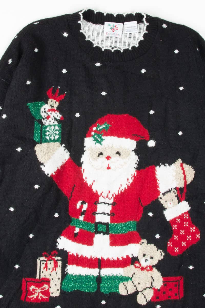 Black Ugly Christmas Pullover 54100