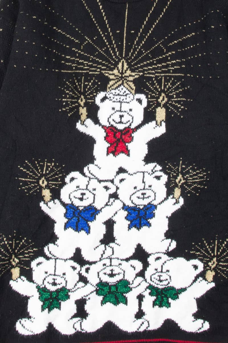 Black Ugly Christmas Pullover 54101