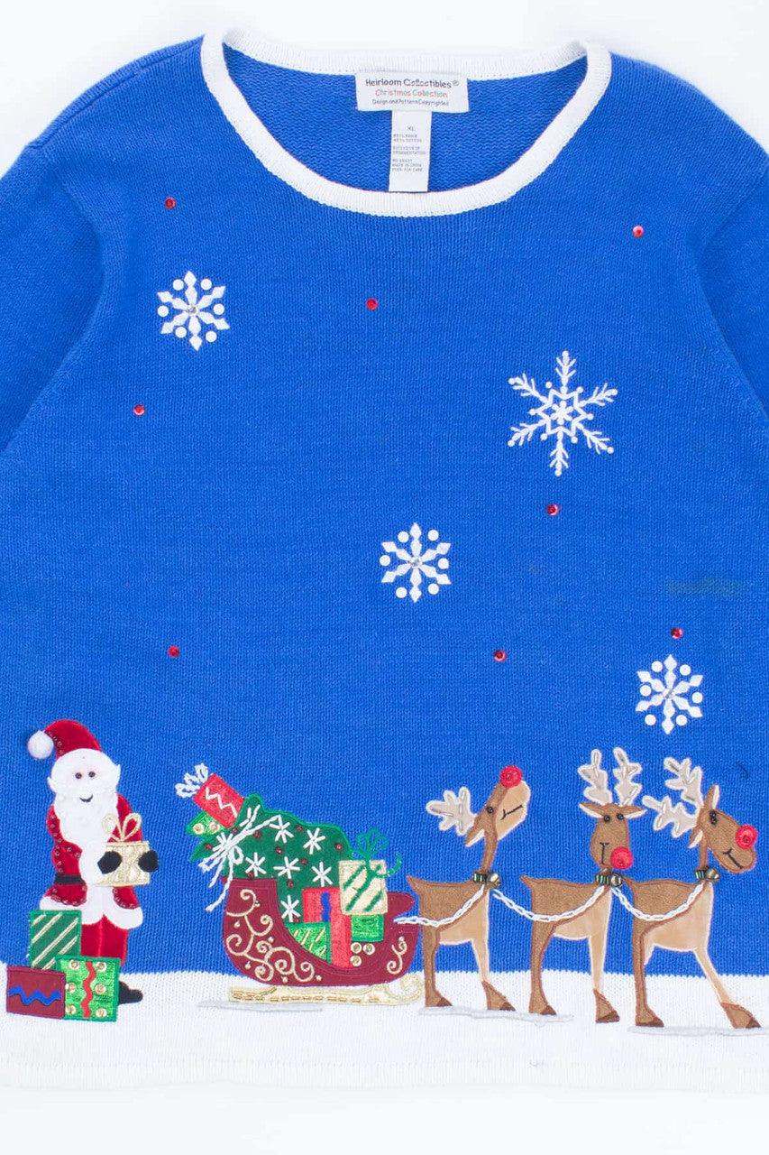Blue Ugly Christmas Pullover 54132