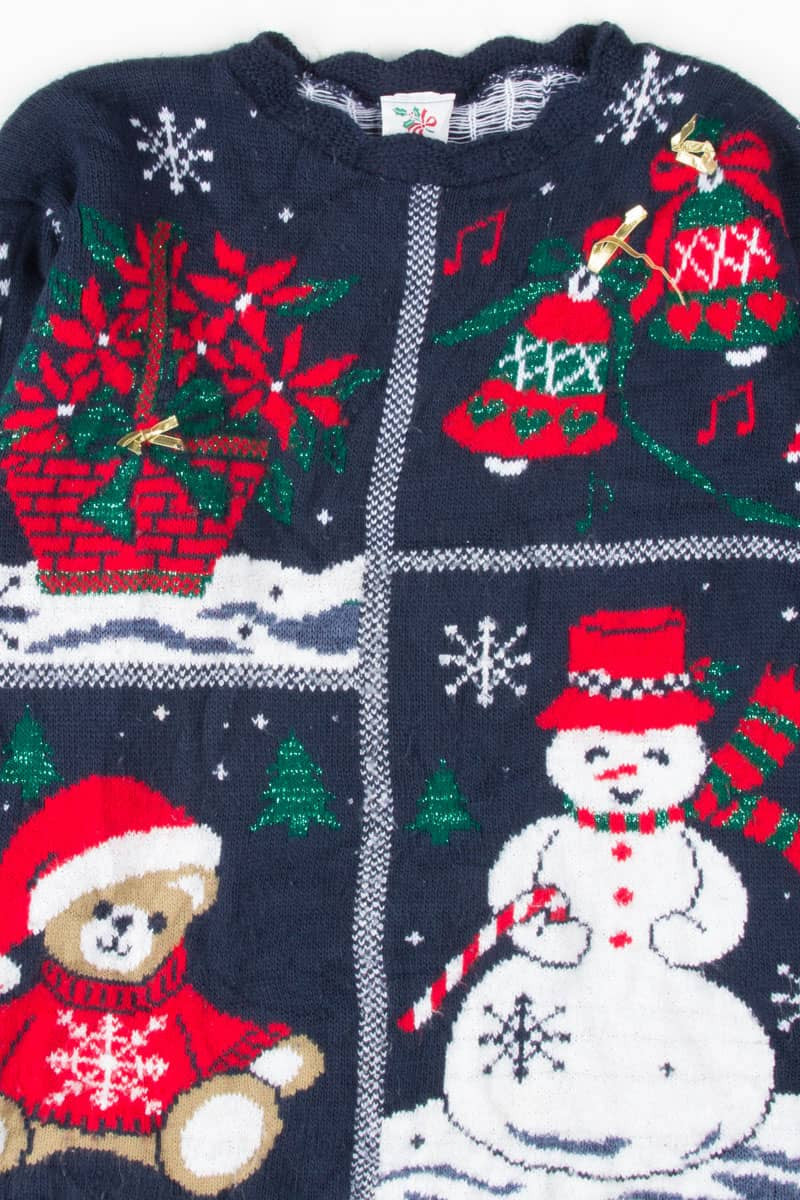 Blue Ugly Christmas Pullover 54148
