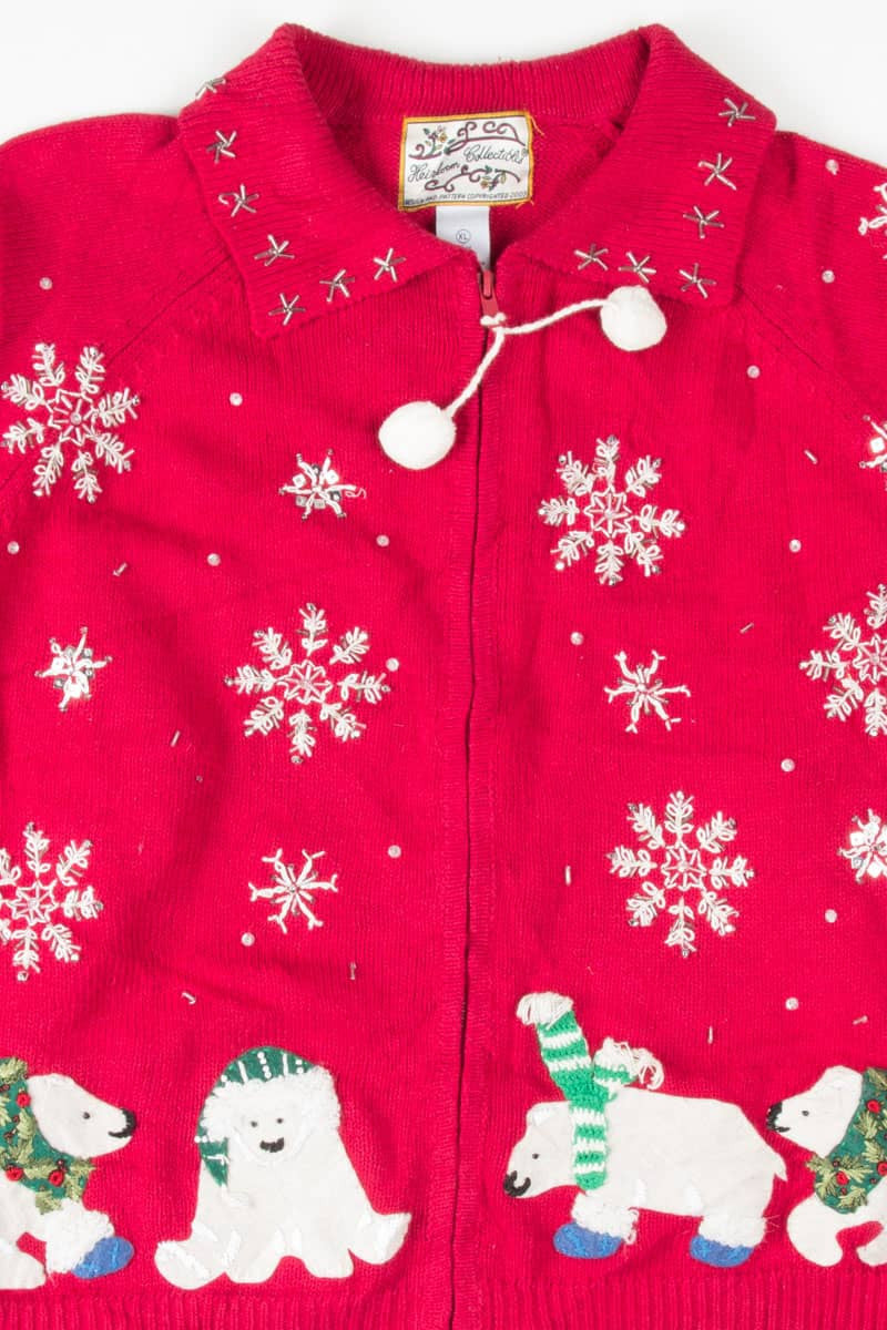 Red Ugly Christmas Cardigan 54164