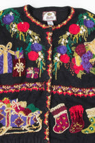 Black Ugly Christmas Cardigan 54181