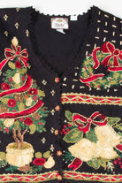 Black Ugly Christmas Cardigan 54182
