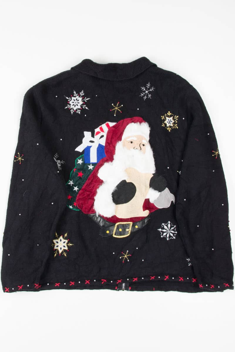 Black Ugly Christmas Cardigan 54183