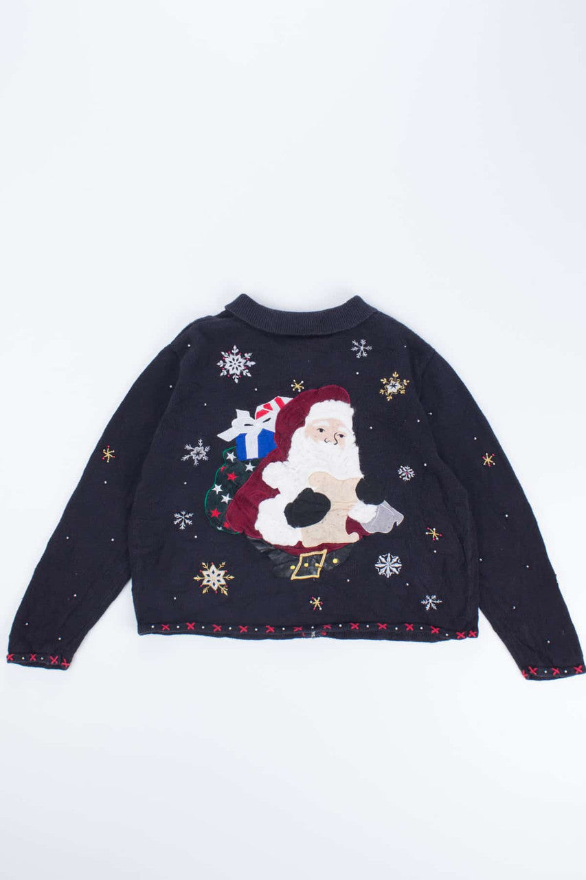 Black Ugly Christmas Cardigan 54204