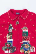Red Ugly Christmas Cardigan 54220