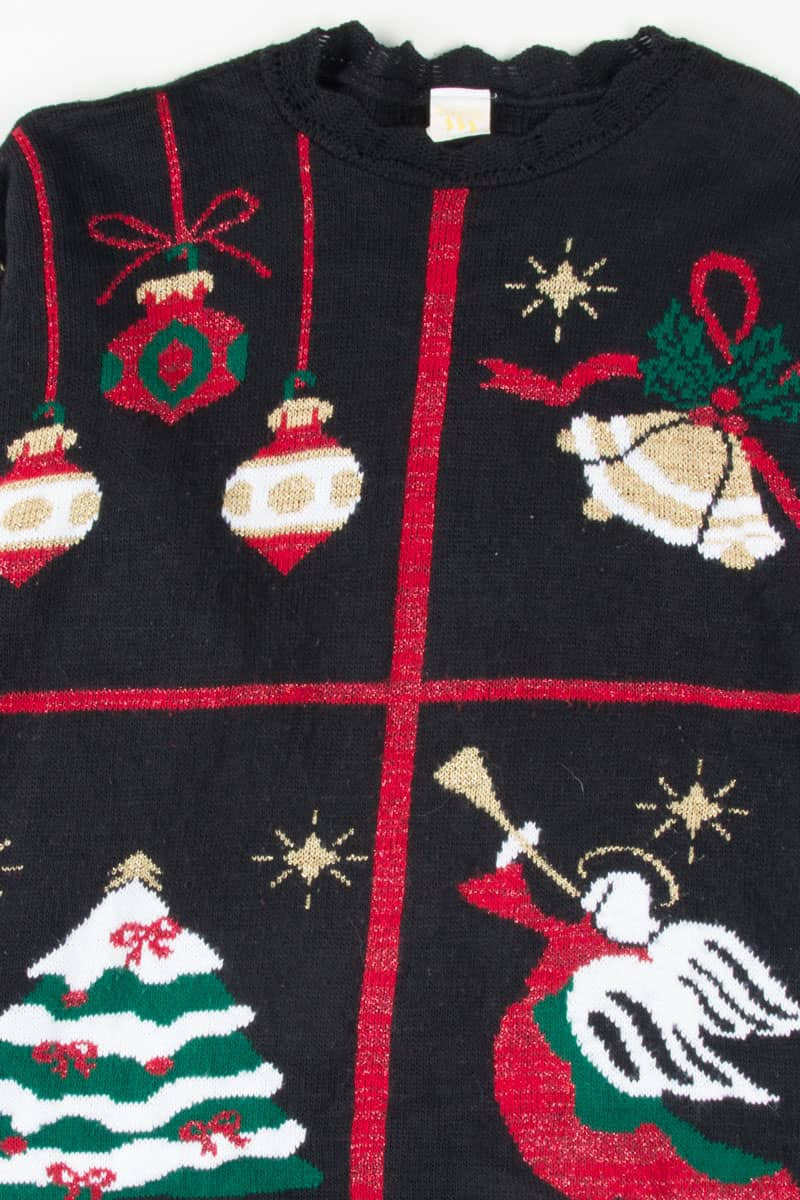 Black Ugly Christmas Pullover 54274