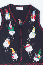 Black Ugly Christmas Vest 54307